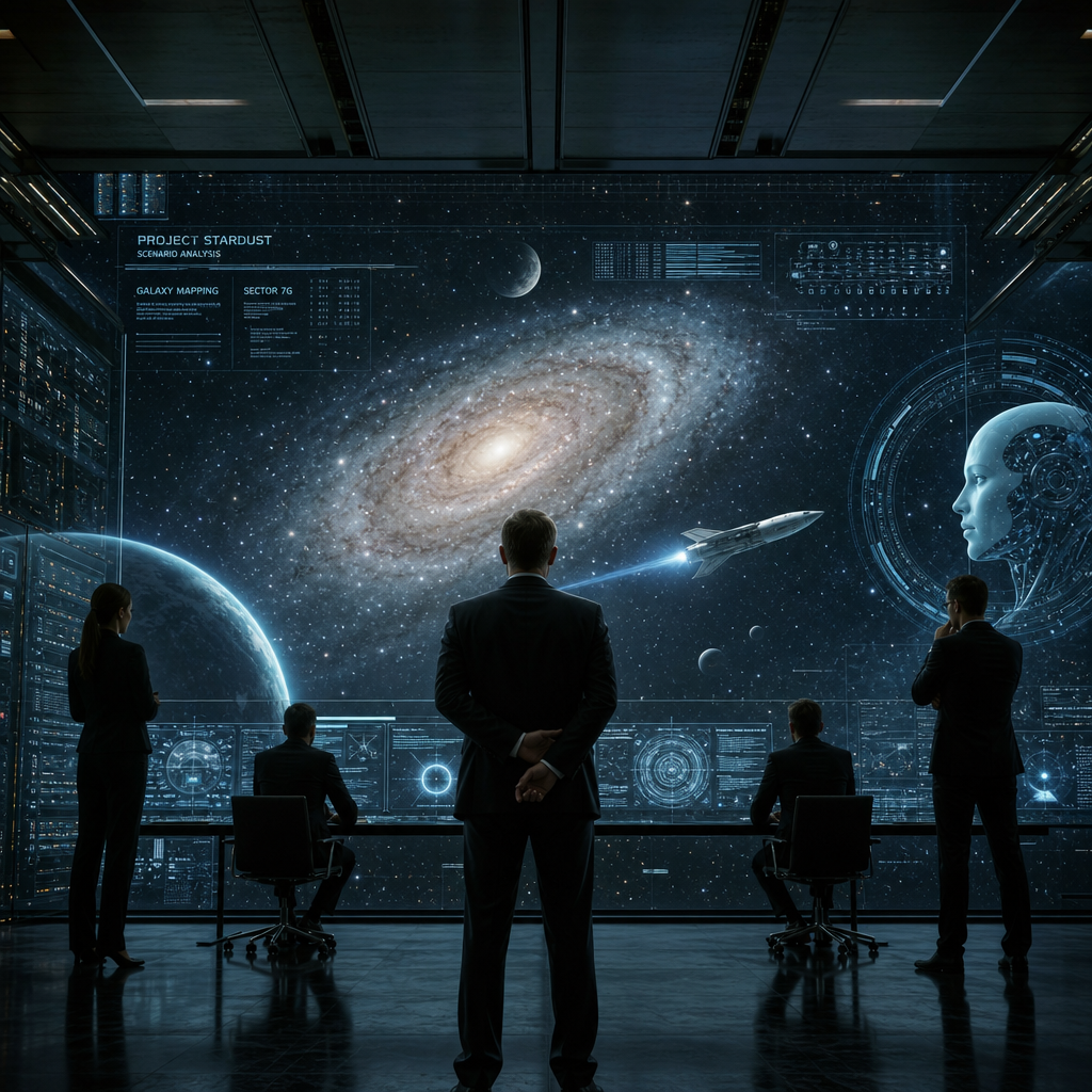 The Cosmic Ambitions of Conscious AI: Navigating the Unknowns