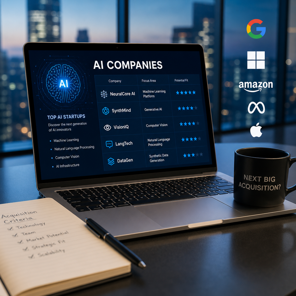 How to Spot the Next AI Acquisition Targets for Big Tech
